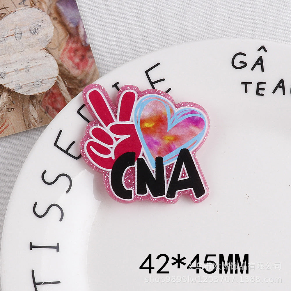 Wholesale 10PCS FlatBack Cartoon Pills Clothes Bottle Pins Cute Things DIY Acrylic Patch